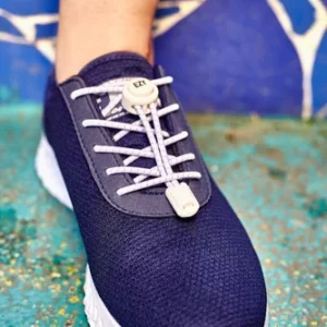 Lacets système de dentelle sans cravate verrouillage élastique sport adultes ET enfants UK chaussures lacets-
